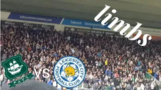 ARGYLE FANS LIFT PILGRIMS TO WIN AGAINST TOOTHLESS FOXES!!!||Plymouth Argyle vs Leicester city vlog|