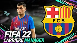 FIFA 22 | CARRIÈRE MANAGER BARCELONE : JE SAUVE LE BARÇA DE LA CRISE !