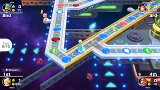 Mario Party Superstars #718 Space Land Rosalina vs Donkey Kong vs Luigi vs Mario