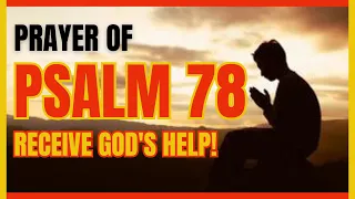 Psalm 78   Prayer to remove despair and anxiety from your life #message #blessing