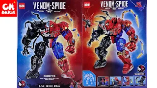 Unoffical LEGO SPIDER MAN VENOM MECH ROBOT 76123 UNOFFICAL LEGO SPEED BUILD