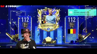 IShowSpeed Reaction to Packing 112 Kevin De Bruyne in Fifa Mobile 23