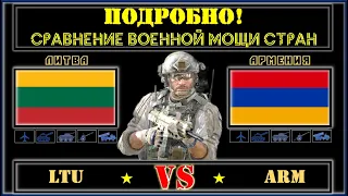 Литва VS Армения 🇱🇹 Армия 2021 🇦🇲 Сравнение военной мощи