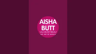 Aisha Butt is live! Mehndi Makeup Video-2