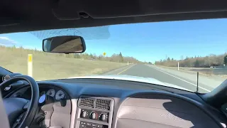 700HP 2003 SVT Ford Mustang Terminator Cobra WOT Pull Merge Onto Highway