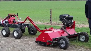 Aerolab XAG R150 In Action as an Agricultural Sprayer and as an Unmanned Ground Vehicle