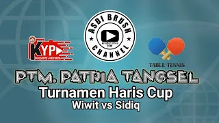 Karet Anti Spin vs Bintik | wiwit vs Sidiq | Tenis meja #tangsel