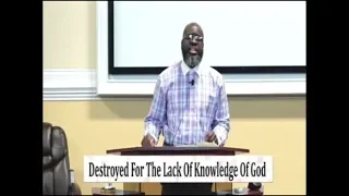 IOG Bible Speaks - "Destroyed For the Lack of Knowledge of God"