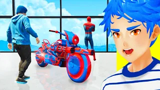 SUPERHERO BIKES In GTA 5 RP!