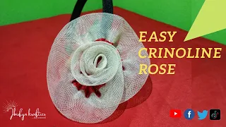 How to make a Crinoline Rose #DIY