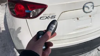 Ключ Mazda Cx5, Cx9 4 кнопки smart key