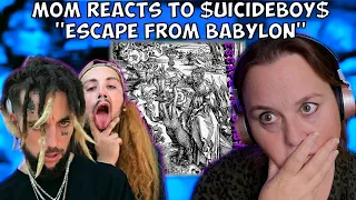 My MOM Reacts to *NEW* $UICIDEBOY$ - Escape from BABYLON