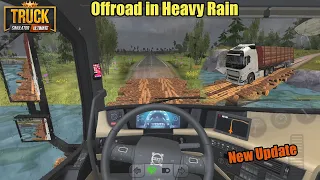 Offroad - Realistic Rain Logs Delivery | Truck Simulator Ultimate