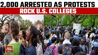 US Campus Protests: 2,000 People Arrested In Pro-Palestinian Protests On US Campuses