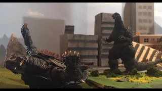 Godzilla vs Gamera - Stop Motion Battle