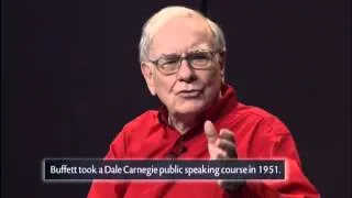 Warren Buffett explaining the importance of Public Speaking skills