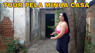 TOUR PELA MINHA CASA SEM JANELAS | casinha simples e humilde