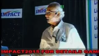 Prof Vishwanadham at IMPACT 2015