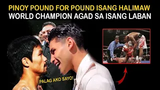 PINOY WORLD CHAMPION AGAD SA ISANG LABAN LAMANG! PACQUIAO VS DIAZ HIGHLIGHTS