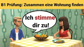 Mündliche Prüfung Deutsch B1 | Gemeinsam etwas planen/Dialog |sprechen Teil 3: Eine Wohnung finden