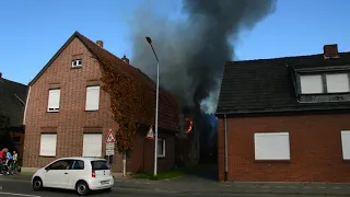 Feuerwehreinsatz in Schüttorf Salzberger Strasse