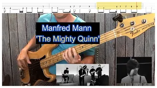 Quinn the Eskimo (Mighty Quinn)-  Manfred Mann - FRANKS BASS COVERS #shorts