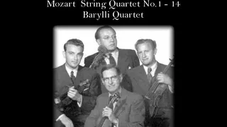 Mozart - String Quartet No. 1 - 14, Barylli Quartet
