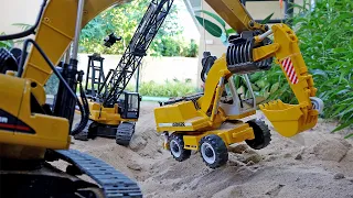 Crane Truck Rescue Dump Truck Car Toy with Excavator Toys Activity
