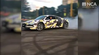 Russian hackers show off their supercars by doing donuts