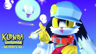 Klonoa: Door to Phantomile All FMV Cutscenes (4K - AI Machine Learning Upscaling)