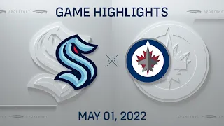 NHL Highlights | Kraken vs. Jets - May 1, 2022