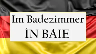 Invata Germana | VOCABULAR | În baie - Im Badezimmer