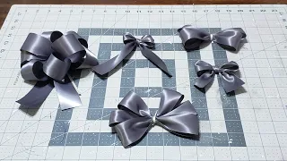 #diybow #bow #ribbon DIY Ribbon Bow (Easy)