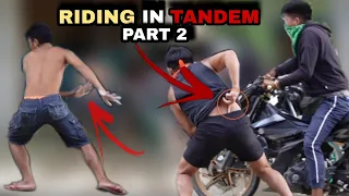 FAKE RIDING IN TAMDEM PART 2 "PUBLIC PRANK" Subrang gulat nila