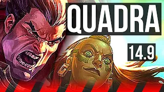 DARIUS vs ILLAOI (TOP) | 73% winrate, Quadra | BR Diamond | 14.9