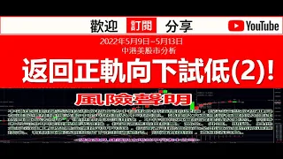 返回正軌向下試低(2)!  2022年5月9日~5月13日中港美股市分析