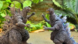 Godzilla Minus One vs Godzilla Final Wars | ゴジラ vs ゴジラ EPIC STOP MOTION BATTLE!