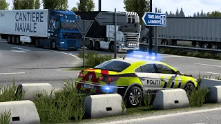 TruckersMP Game Moderator controlling CALAIS Intersection | Live Moderation