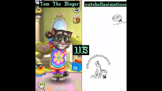 Tom The Singer vS Nutshellanimations Who is best ? 🤣 👌 helikopter Song 🎵 #shorts