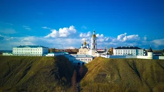 Видео Тобольский кремль (Аэросъёмка)