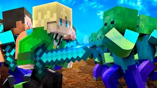 Minecraft Steve Leger vs Zombies! Ultimate Epic Battle Simulator 2