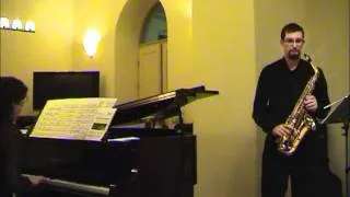 Schubert "La Serenade" Alto Saxophone: Michael Yosefin / Piano: Diana Livshits