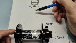 втулка 100 в вилку 110 Boost под 15мм