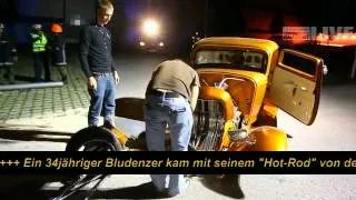 Verkehrsunfall: Mit Oldtimer in Bürs umgekippt