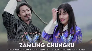 BHUTANESE FILM SONG -ZAMLING CHUNGKU-KUENZANG LHAMO & TASHI TOBGAY FILM LINGYEL