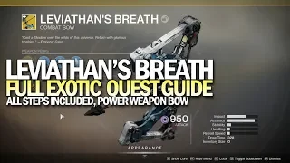 How To Get Leviathan's Breath Exotic Bow - Full Exotic Quest Guide [Destiny 2 Shadowkeep]