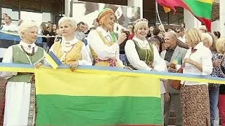 Anniversary of the Baltic chain marked in Ukraine