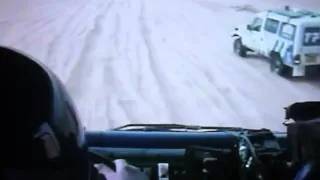 Jan de Rooy vloekt en tiert in Dakar 2003