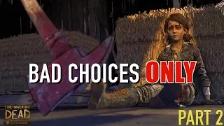 END FOR CLEMENTINE!? ( FUNNY "THE WALKING DEAD TELLTALE, SAVAGE GAMEPLAY) PART 2