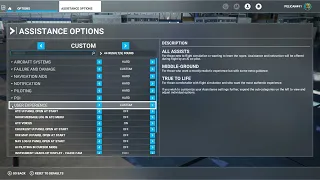 MSFS2020 My Assistance Settings
